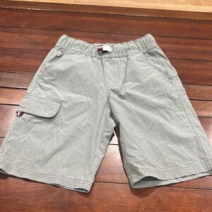 Tommy Hilfiger Kids Gray Cargo Shorts